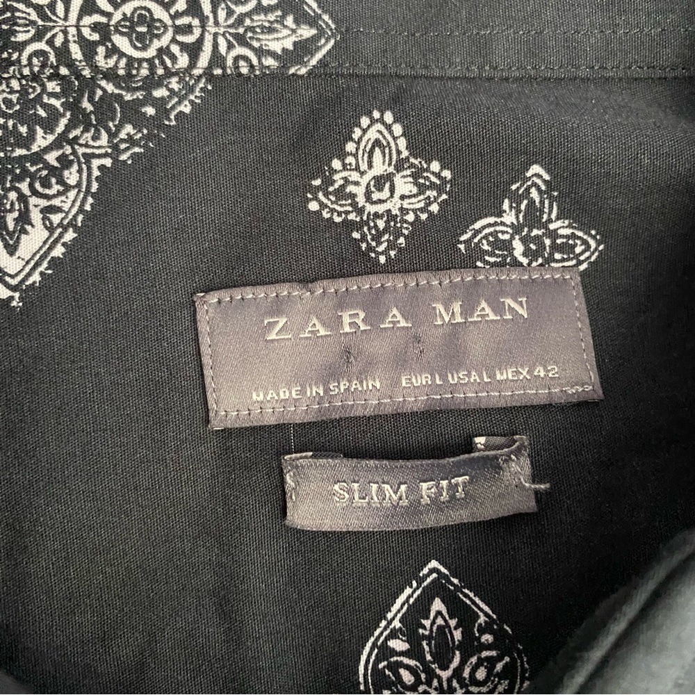 Zara Man Baroque Button Up Shirt - Picture 6 of 10